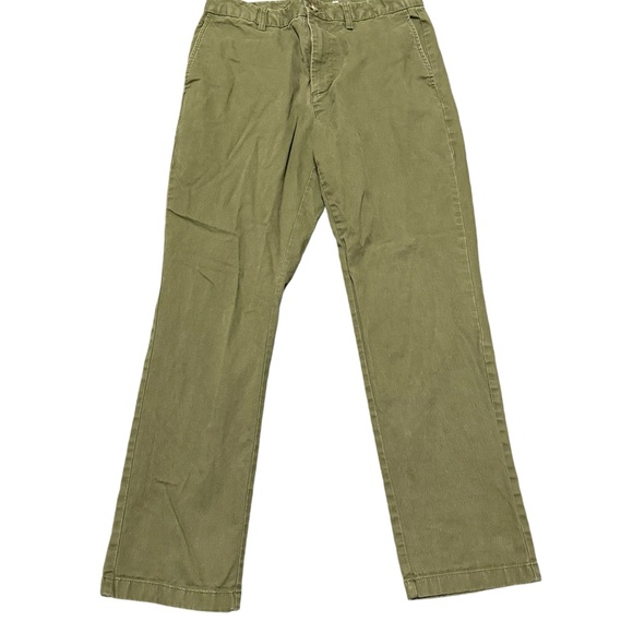 Old Navy Cotton Twill Slim Chino Pants. Size 30 x 30. Olive Green. GUC - Picture 4 of 5